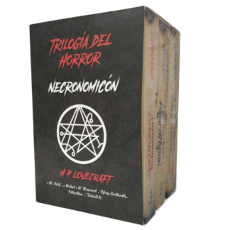 Caja Trilogía del Horror: Necronomicon es un conjunto de tres libros escritos por el famoso escritor de terror Howard Phillips Lovecraft.