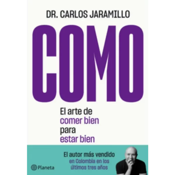 “COMO” del Dr. Carlos Jaramillo es una guía integral que transforma la alimentación en una herramienta poderosa para mejorar la salud. Este libro, escrito por un médico funcional y experto en metabolismo, nutrición y bioquímica, ofrece un enfoque claro y accesible para adoptar una dieta equilibrada y saludable sin complicaciones ni altos costos.