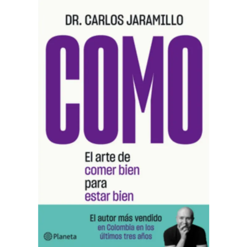 “COMO” del Dr. Carlos Jaramillo es una guía integral que transforma la alimentación en una herramienta poderosa para mejorar la salud. Este libro, escrito por un médico funcional y experto en metabolismo, nutrición y bioquímica, ofrece un enfoque claro y accesible para adoptar una dieta equilibrada y saludable sin complicaciones ni altos costos.