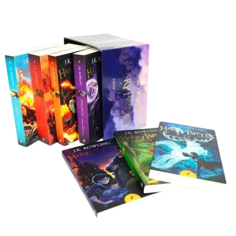 Harry Potter la saga completa - J. K. Rowling. 1 Harry Potter la saga completa es una obra monumental que ha dejado una huella indeleble en la literatura contemporánea y sigue siendo un fenómeno cultural. Los lectores de todo el mundo continúan redescubriendo la magia y los valores atemporales que Rowling ha tejido en esta historia épica.