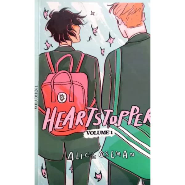 Heartstopper: Volumen 1" es una novela gráfica escrita e ilustrada por Alice Oseman, publicada en 2018. Esta obra ha ganado una gran popularidad entre los lectores jóvenes y adultos por su representación honesta y conmovedora de la amistad y el amor adolescente. La historia sigue a Charlie Spring, un estudiante de décimo año abiertamente gay, y a Nick Nelson, un jugador de rugby de undécimo año, en su viaje hacia el autodescubrimiento y la aceptación.