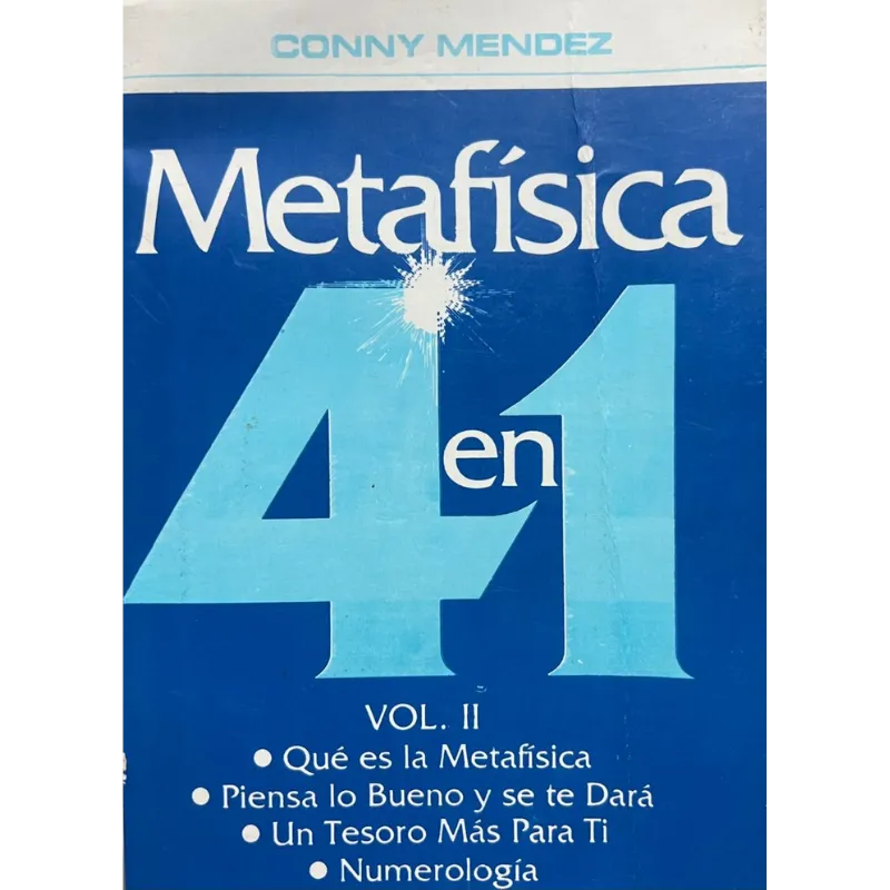 Metafisica 4 en 1 - Conny Mendez. Metafisica 4 en 1 - Conny Mendez.