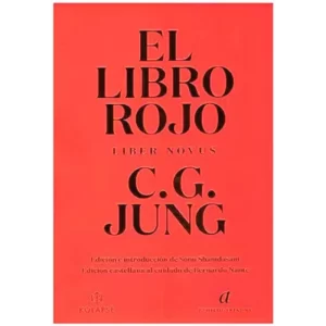 Libro grande con dibujos de color rojo sobre psicologia
