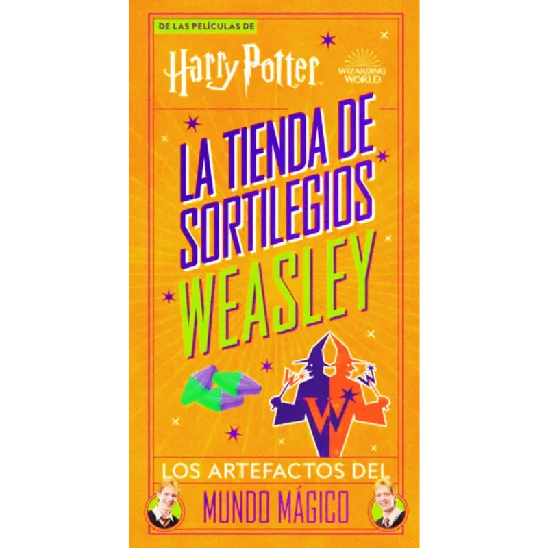 Harry Potter: La tienda de sortilegios Weasley. 1 Libro de coleccion sobre los gemelos de Harry Potter.