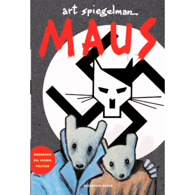 MAUS - Art Spiergelman. Novela Gráfica de Art Spiegelman. Un cómic biográfico sobre el Holocausto, protagonizado por ratones y gatos, ganador del Premio Pulitzer
