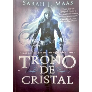 "Trono de cristal" es el primer libro de una serie homónima escrita por la autora estadounidense Sarah J. Maas. Publicado en 2012, este libro ha ganado una gran cantidad de seguidores y ha sido alabado por su trama emocionante y su protagonista femenina fuerte y determinada.