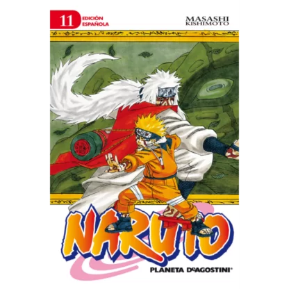 Naruto nº 11, Se acercan los combates finales de la última prueba del examen y Naruto comienza a entrenarse con la ayuda del misterioso Gama-Sennin.