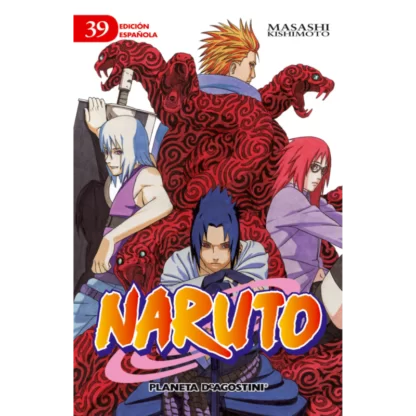 Naruto nº 39, Tras incorporar como cuarto compañero a Jugo, el de la "maldición" original, Sasuke consigue un escuadrón con el que lograr sus objetivos!