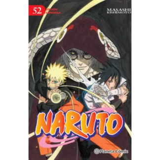 Naruto nº 52, La sed de venganza ha alterado totalmente a Sasuke. Las palabras de Sakura y Kakashi no logran penetrar su dura coraza y llegar a su corazón.