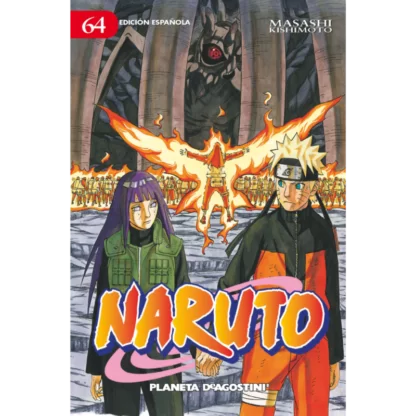 Naruto nº 64, Naruto y los suyos se lanzan al ataque gritando:“¡¡¡No consentiré que mates a mis compañeros!!!”Sin embargo, ¡Jûbi resucita...